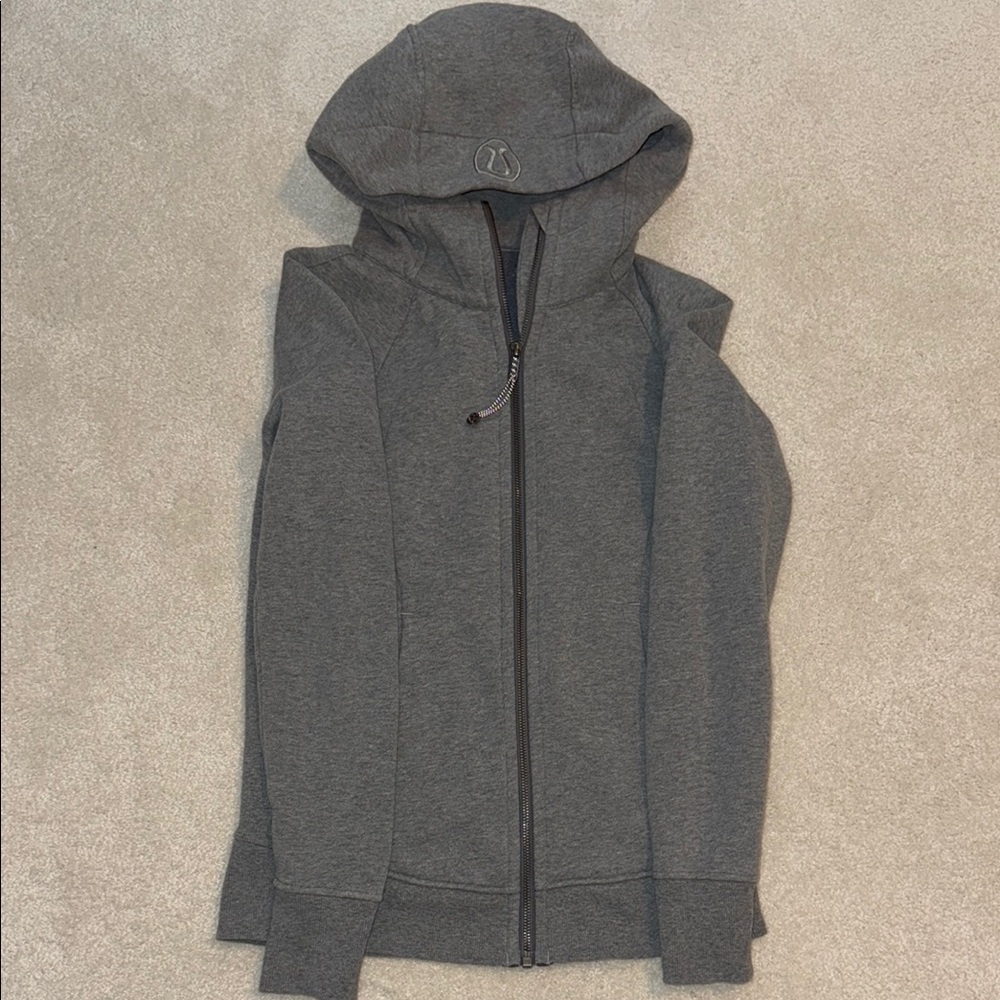 Lululemon Charcoal Full-Zip Hoodie